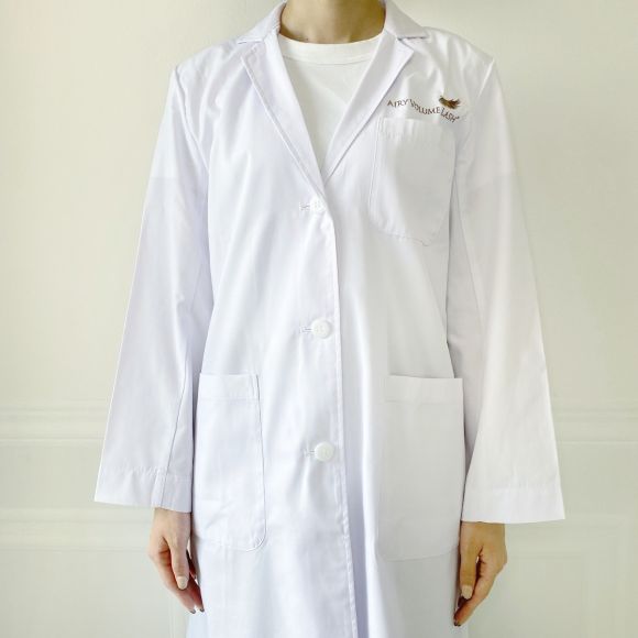 White stylist gown (S Size)